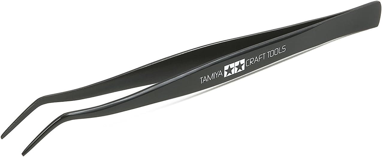 Tamiya 300074003 - Tweezers, Curved