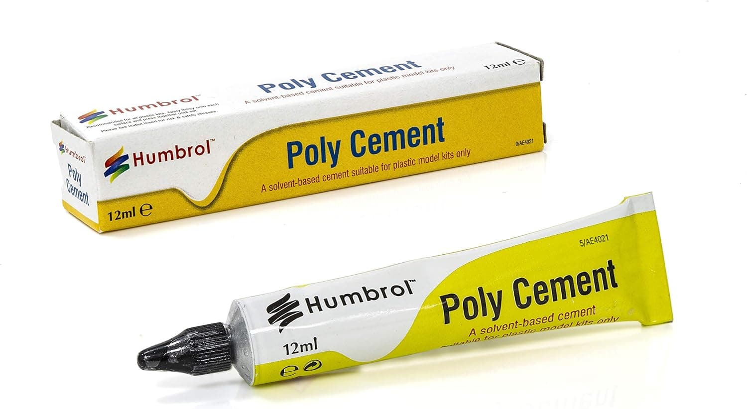 Humbrol AE4422 Plastic Cement Model Glue, 12ml - Adhesive Liquid Modeling Glue for Plastic Models Kit