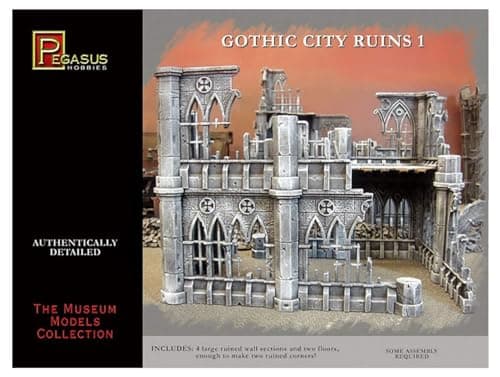 Pegasus Hobbies Gothic City Building Ruins Set 1