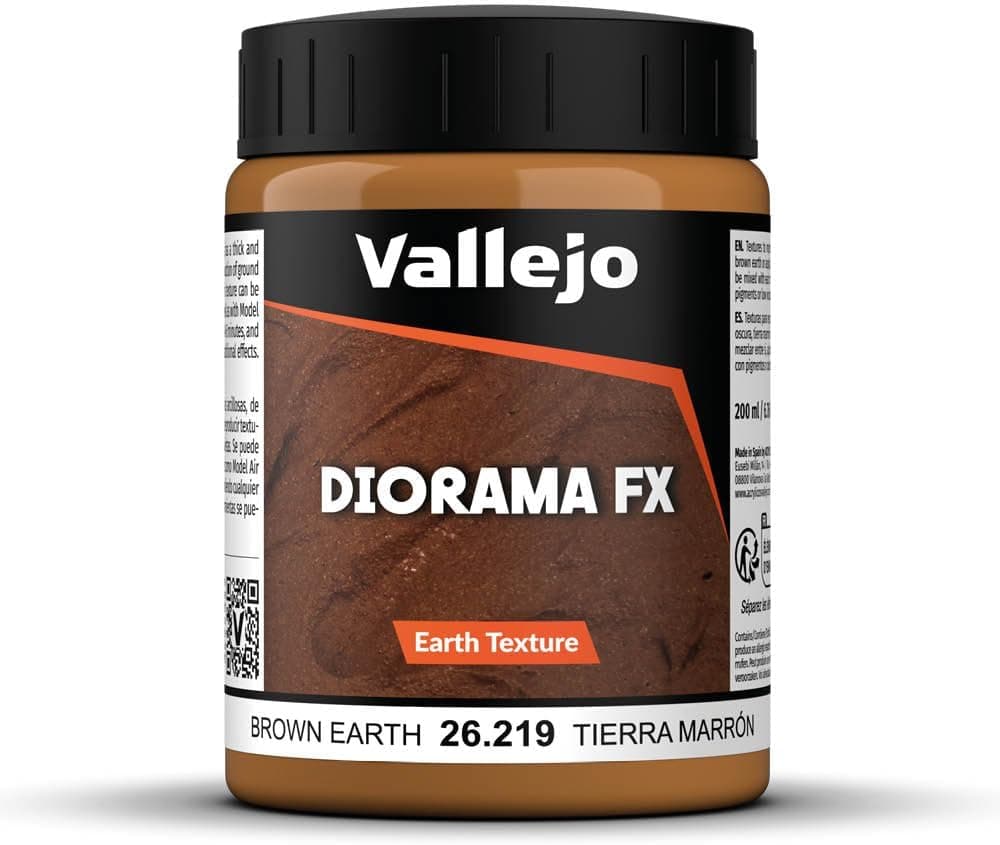 Vallejo Diorama FX Earth Textures - Brown Earth 200 ml