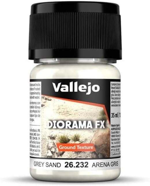 Vallejo Diorama FX Ground Textures - Grey Sand 35 ml