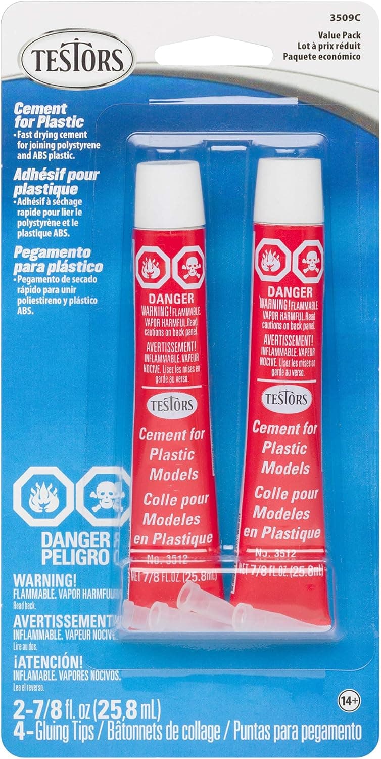 Testors 3509C Plastic Cement Value Pack