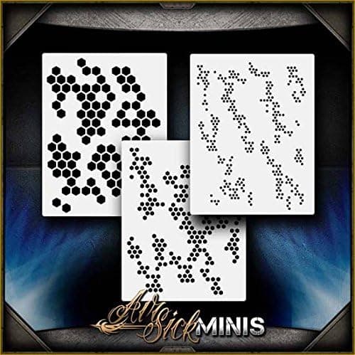 HEXPAT Mini AirSick Airbrush Stencil Template