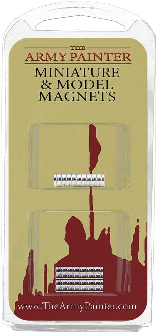 The Army Painter Miniature & Model Magnetic Pieces, 20 Pieces with 5mm Magnets, 80 Pieces with 3mm Magnets for Wargaming and Model Basing