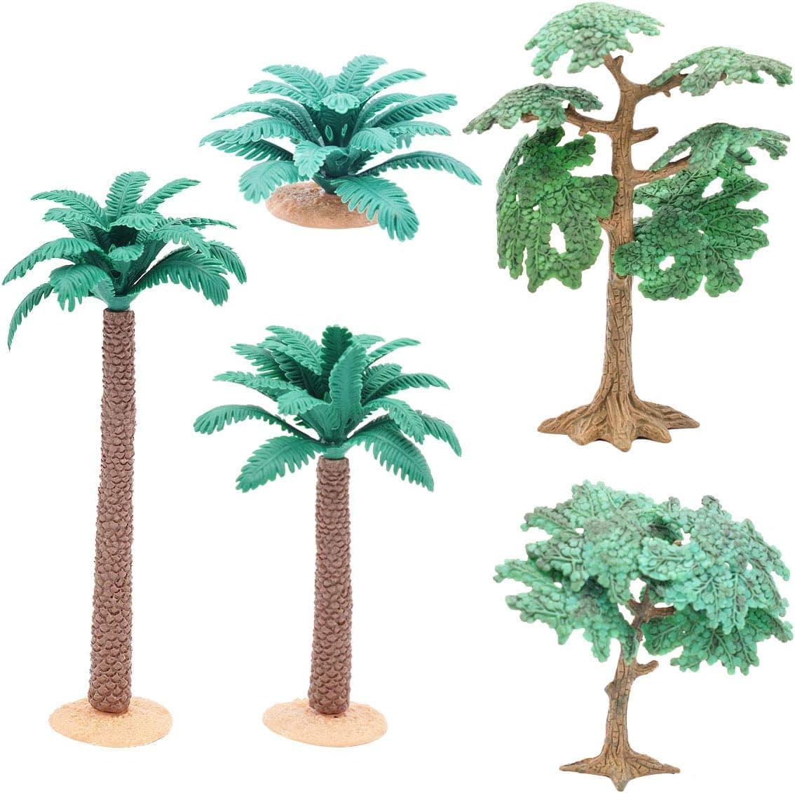 CZYY Tree & Shrub Miniatures Set of 5 Wargaming Tabletop RPG Forest Scatter Terrain 28mm 32mm Scale