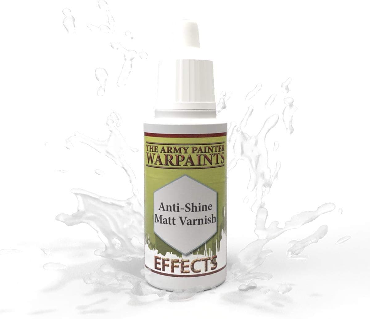 The Army Painter Anti-Shine Matt Varnish Water Based Acrylic Sealer, 18ml
