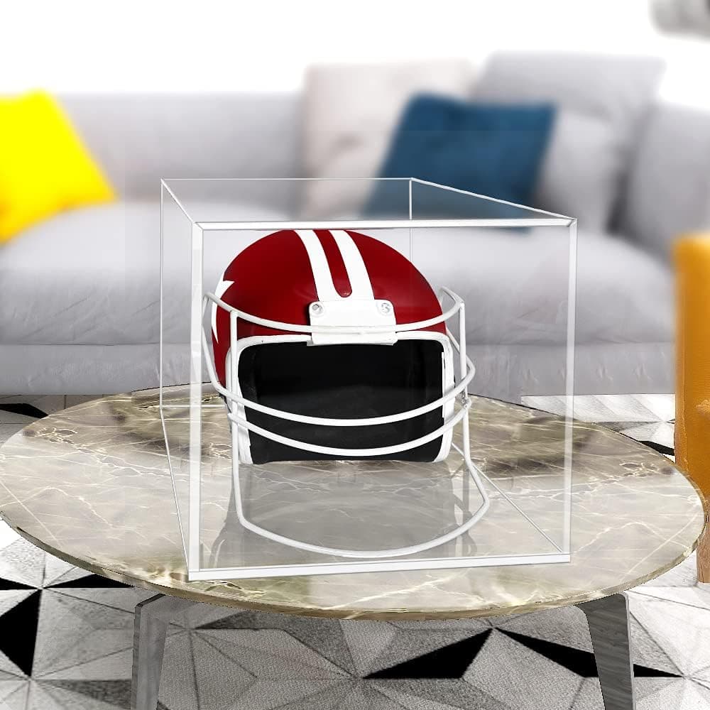 Acrylic Box Miniature Display Case for Display Figures, Clear Acrylic Box (5.9 x 5.9 x 5.9 inch)