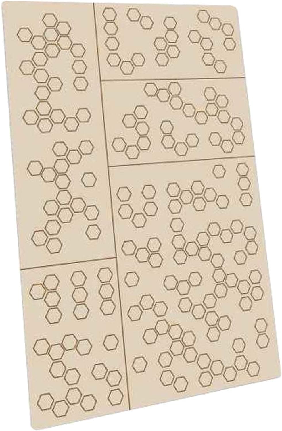 Green Stuff World for Models and Miniatures Self-Adhesive Stencils - Hex Camo 10737