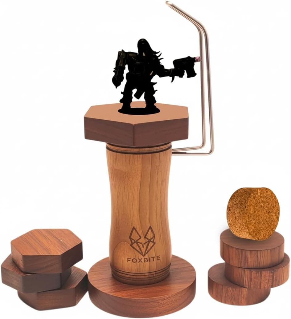 FOXBITE Miniature Painting Holder, Handle for Miniatures Compatible with DND Miniatures, Scale Model, Fantasy Figurines