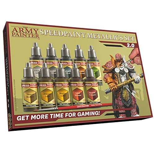 The Army Painter, Speedpaint Metallics Set 2.0, 10 x 18 ml