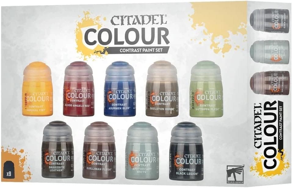 Best Contrast Style Paints for One-Coat Miniature Painting