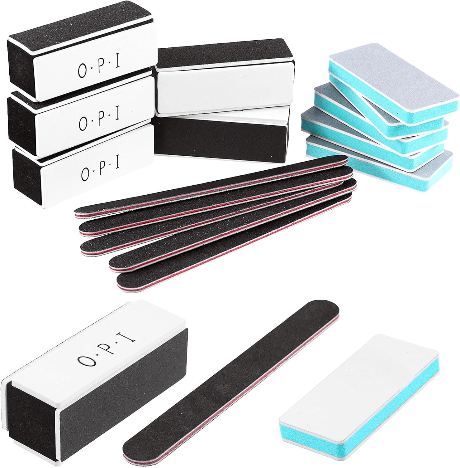 Rustark 15Pcs Sanding Sticks Sanding Blocks and Sanding Sponges Assortment Kit Hobby Sanding Tools Fine Grit Abrasive Polishing Sticks for Plastic Models Wood Metal Craft