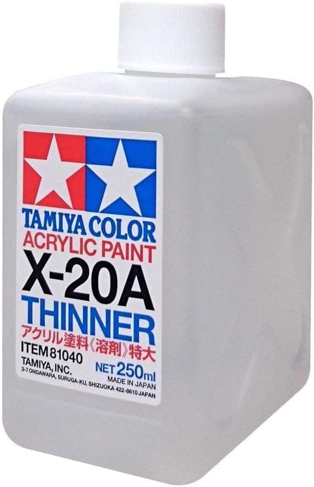 Tamiya TAM81040 Acrylic/Poly X-20A Thinner 250ml