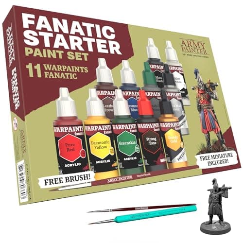 The Army Painter, Warpaints Fanatic Starter Set Combo, 11 x 18 ml