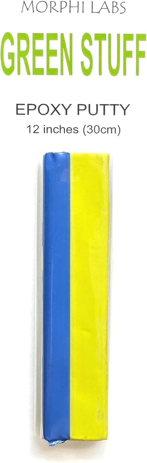 Morphi Labs Green Stuff Putty - 12 Inches - Epoxy Putty for Miniatures, Sculpting, and Modeling