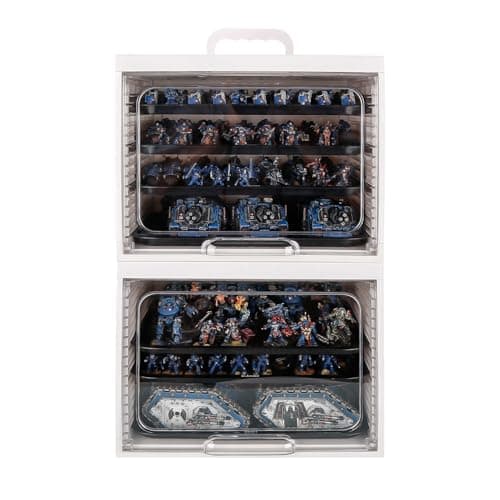 Jucoci Miniatures Storage Case Miniatures Transport Case (2 PCS Set)