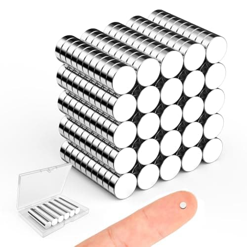 Caturledas Magnets 3mm x 1mm, 3x1mm Small Round Magnetic 250 Pack