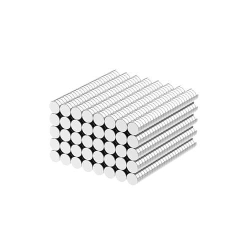 AplysiaTech N52-D3x1mm - 1000 Pack, Tiny Round Rare Earth Magnets, Mini Neodymium Disc Magnets for DIY, Building, Craft & Miniatures, Whiteboard Office, 3D Printing, Scientific, Small Fridge Magnet