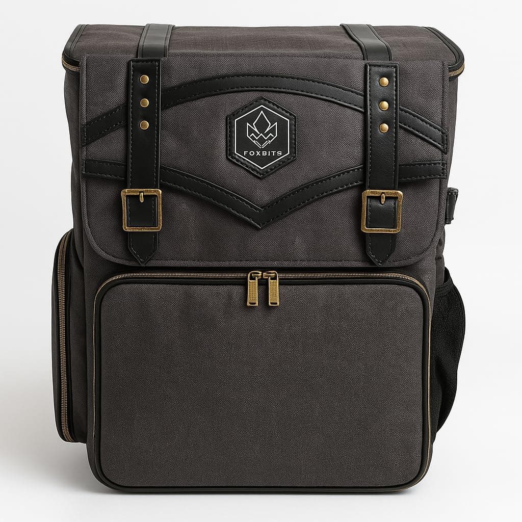 MAZEBLITZ Miniature Storage Backpack for D&D, Tabletop RPGs, Miniature Painting & 3D Printing - Customizable Foam Travel Case