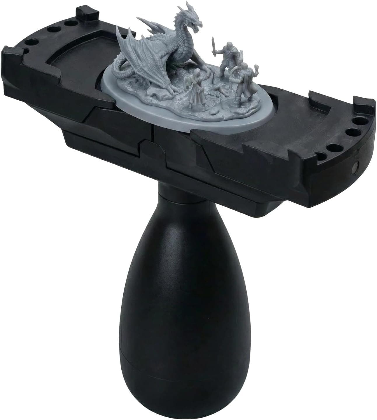 Miniature Painting Handle with Magnetic Base - Large Model Holder for 50mm-140mm Bases, Ergonomic Grip Hobby Clamp Tool