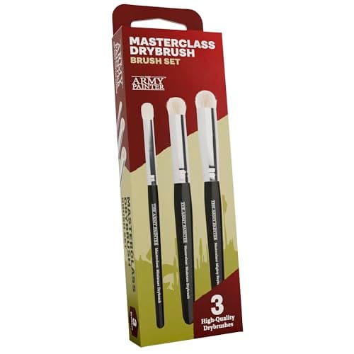 The Army Painter, Masterclass Drybrush Set, 3 sizes