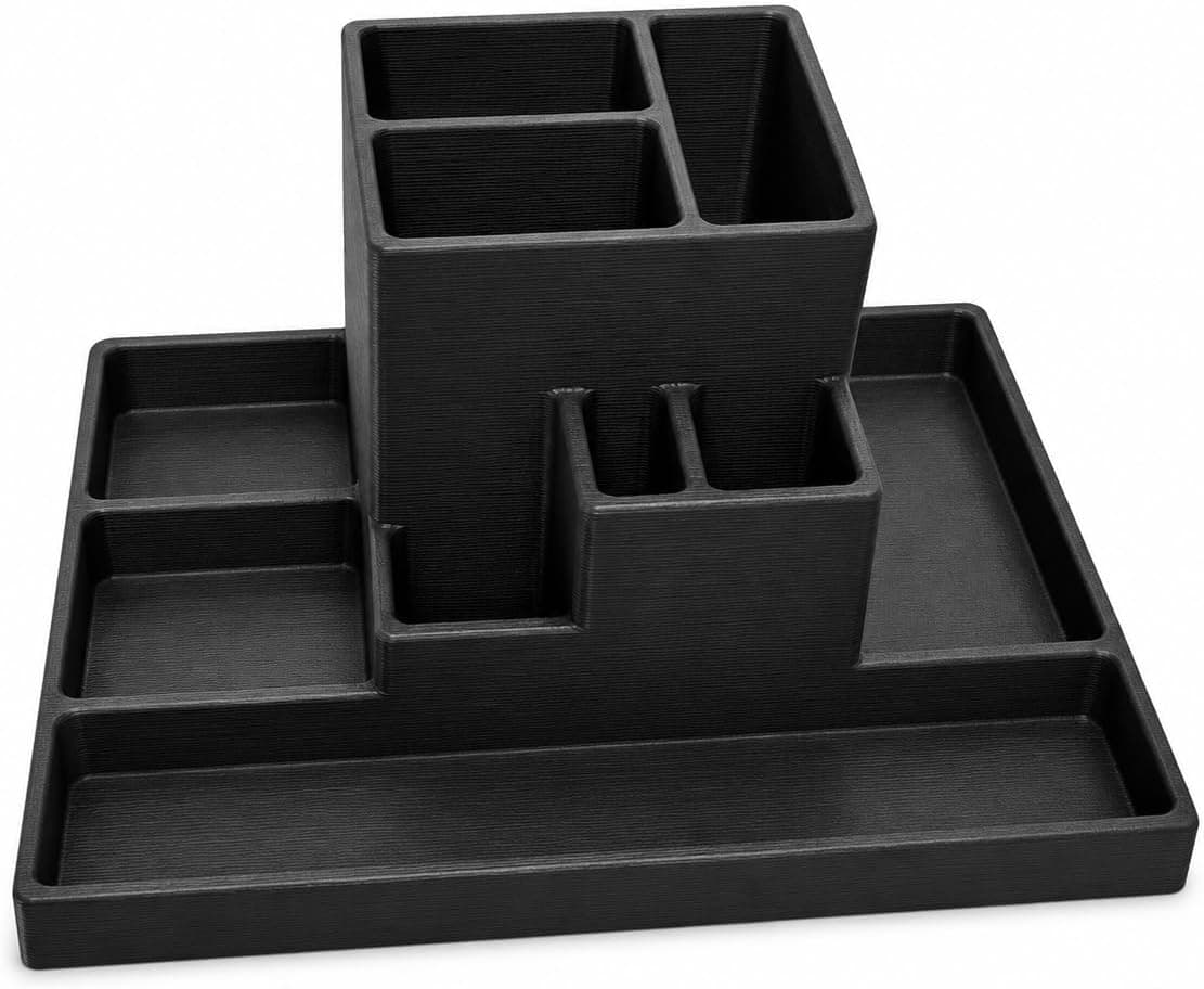 splash n color Hobby Tool Holder Organizer for Model Building - Freestanding Desktop Caddy, Multi-Compartment Storage